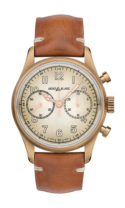 1858 Automatic Chronograph | Herreur Guld 42 mm | MB118223