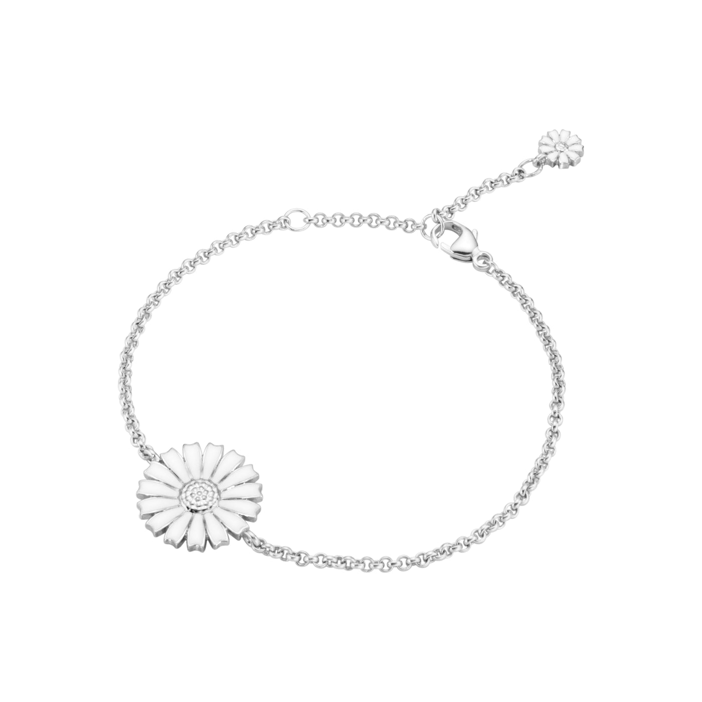Daisy | Armbånd Sølv Hvid | 20001538