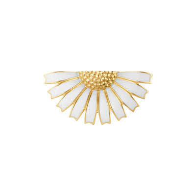 Daisy | Broche Forgyldt sølv Hvid | 20001553