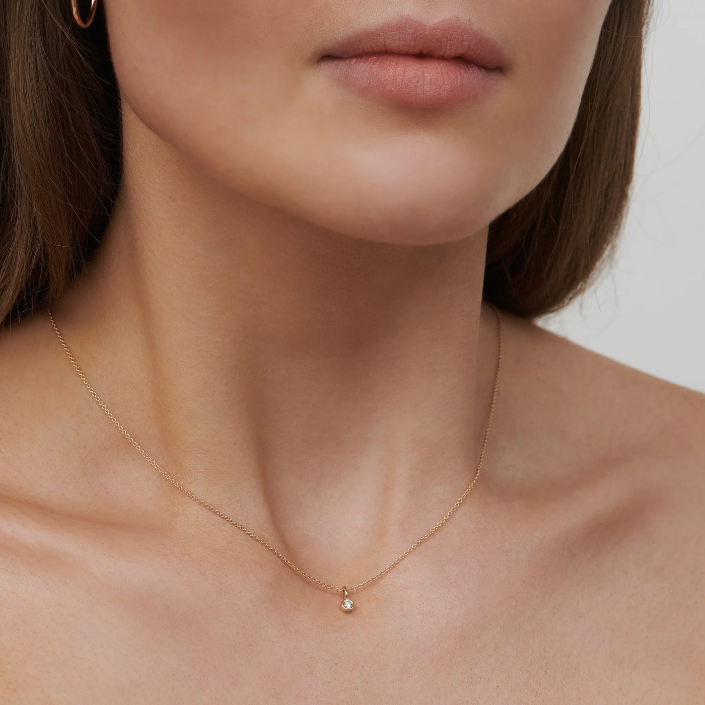 Purity | Vedhæng 14 kt. rødguld Brillant | YG14-PD344