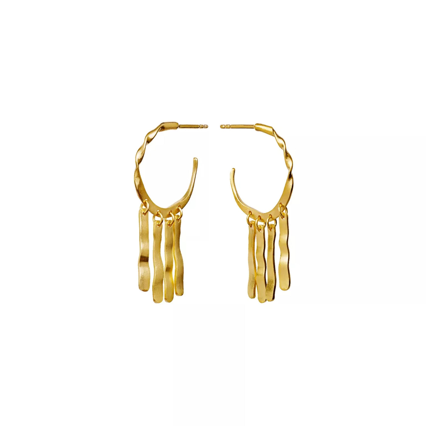 Petra | Øreringe Forgyldt sølv | 9801A