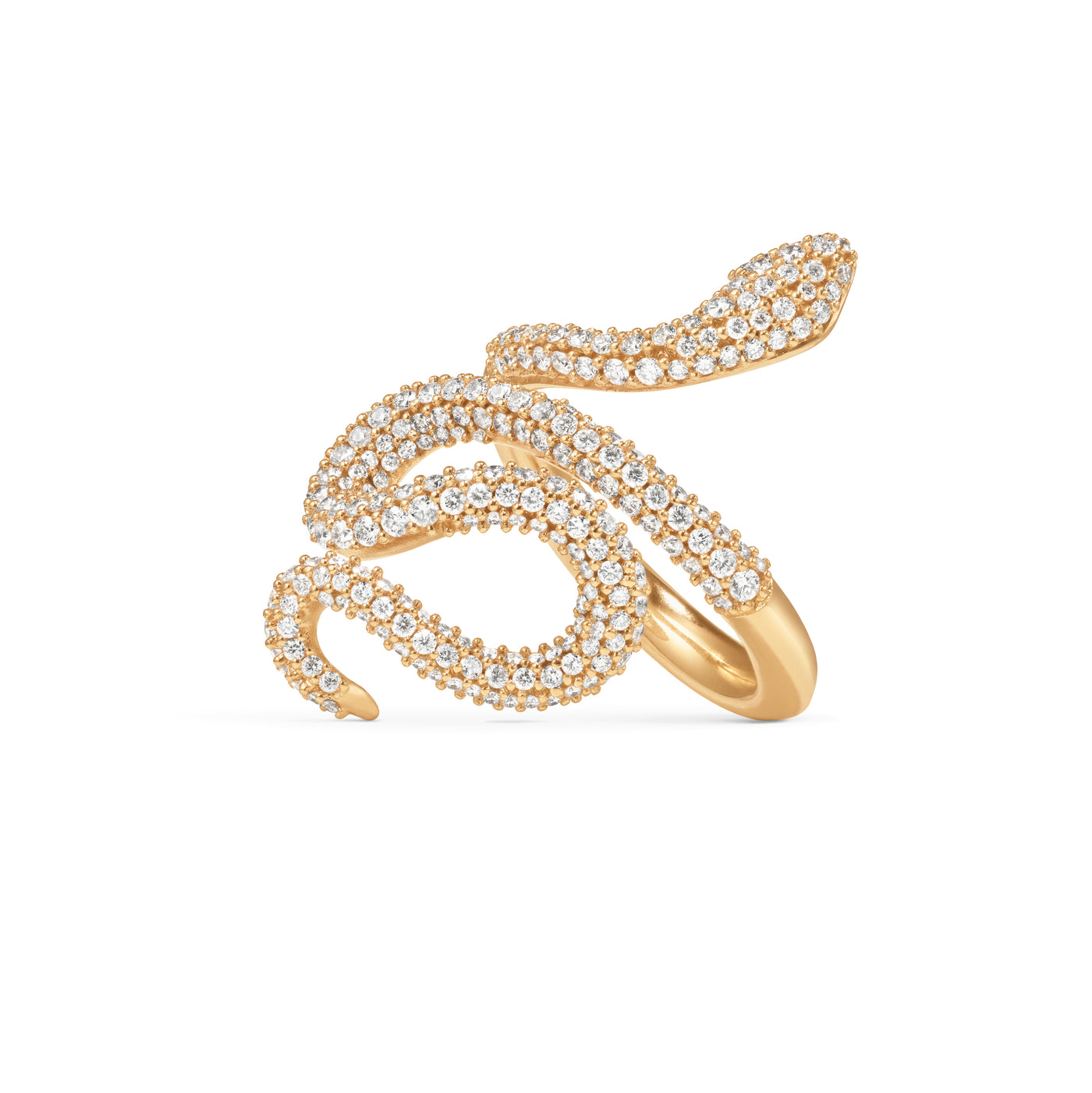 Snakes | Ring 18 kt. rødguld Brillanter | A2673-404