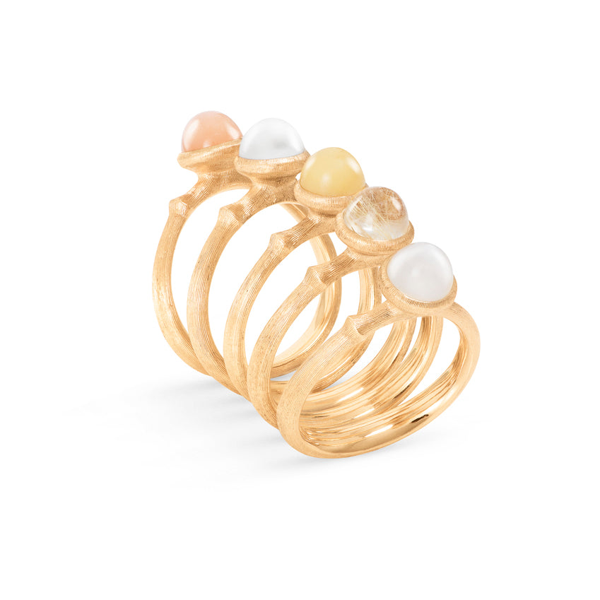 Lotus | Ring 18 kt. rødguld Perle | A2708-412