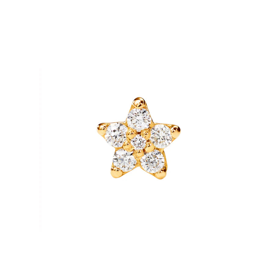 Shooting Stars Mini (1/2 par) | Ørestikker 18 kt. rødguld Brillanter | A2859-401