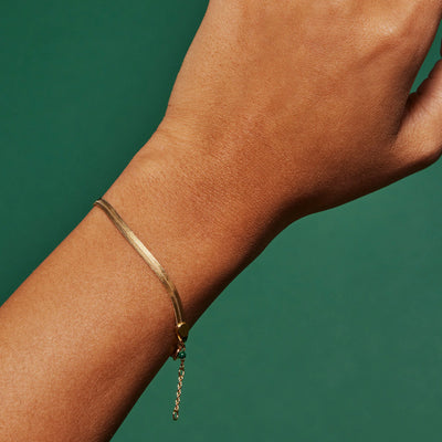 Caroline | Armbånd 18 kt. forgyldt sølv | B72G