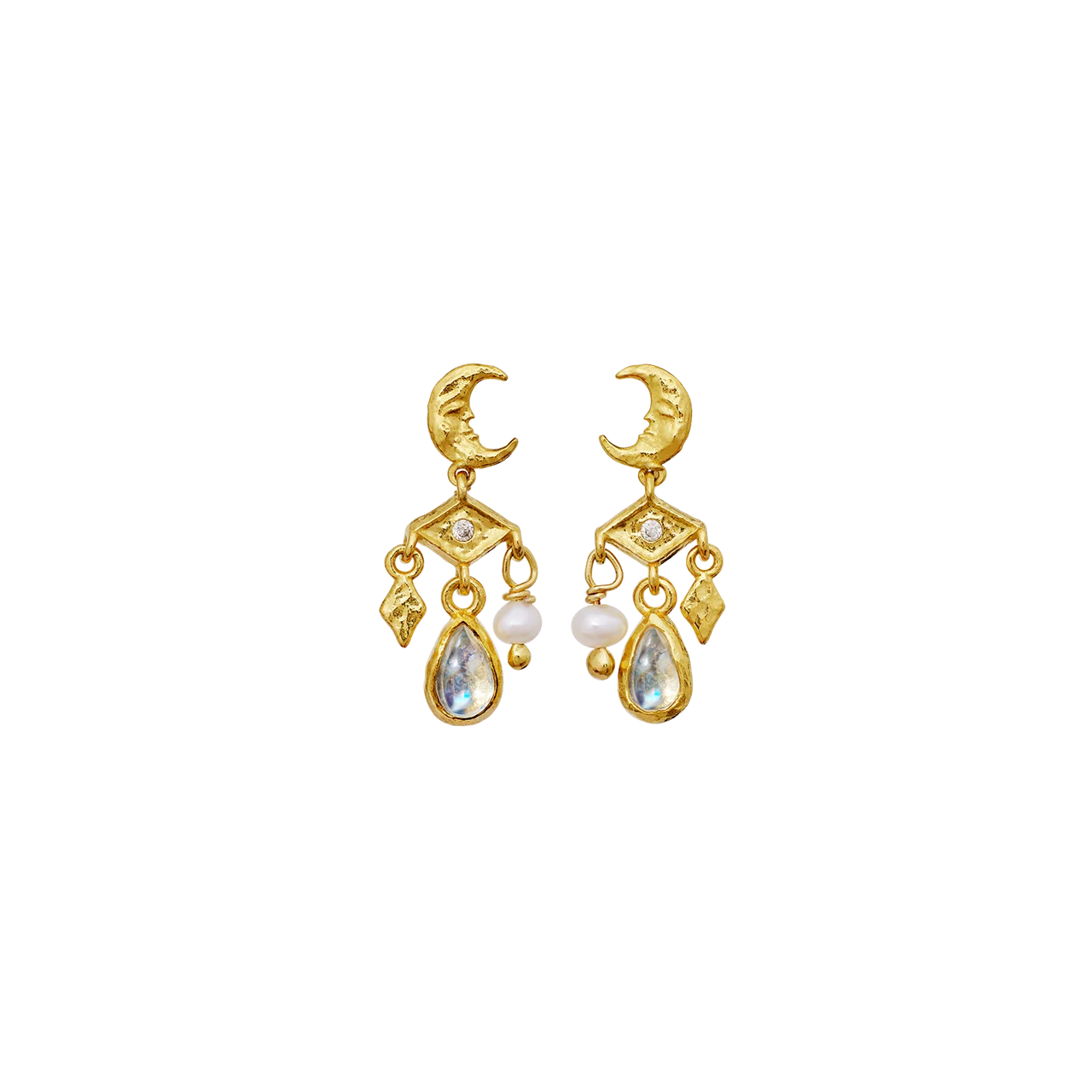 Colline | Øreringe Forgyldt sølv | 10036A