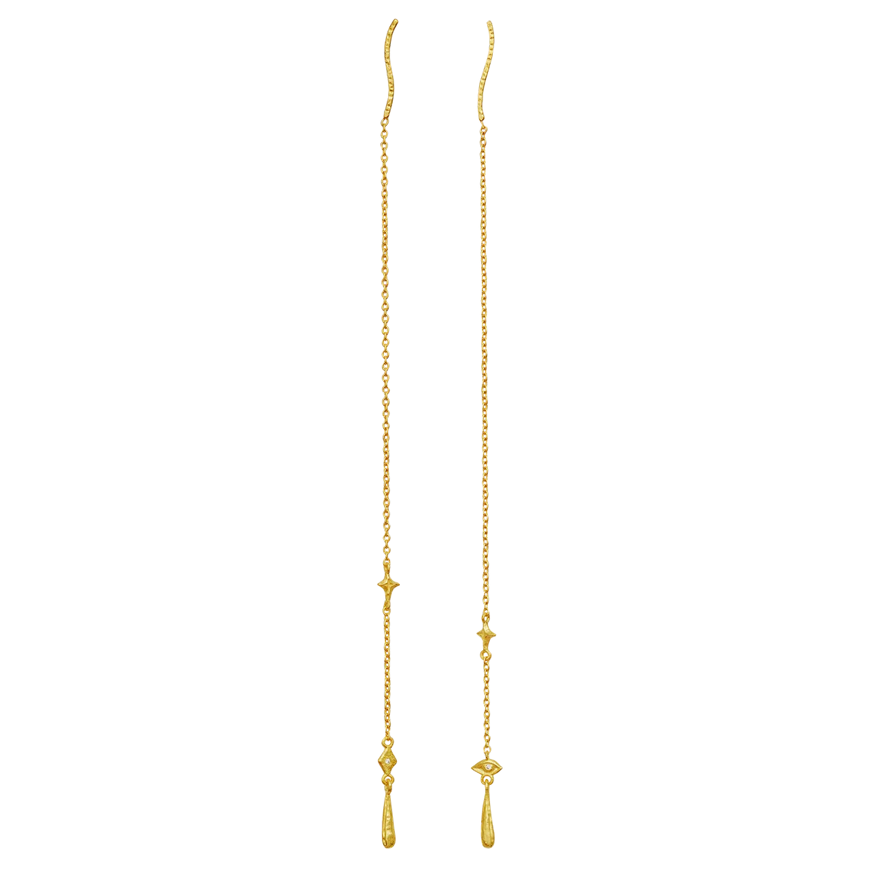 Duet | Øreringe Forgyldt sølv | 10029A