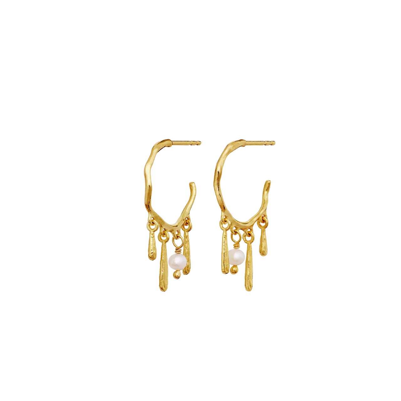 Fricka | Øreringe Forgyldt sølv | 10032A