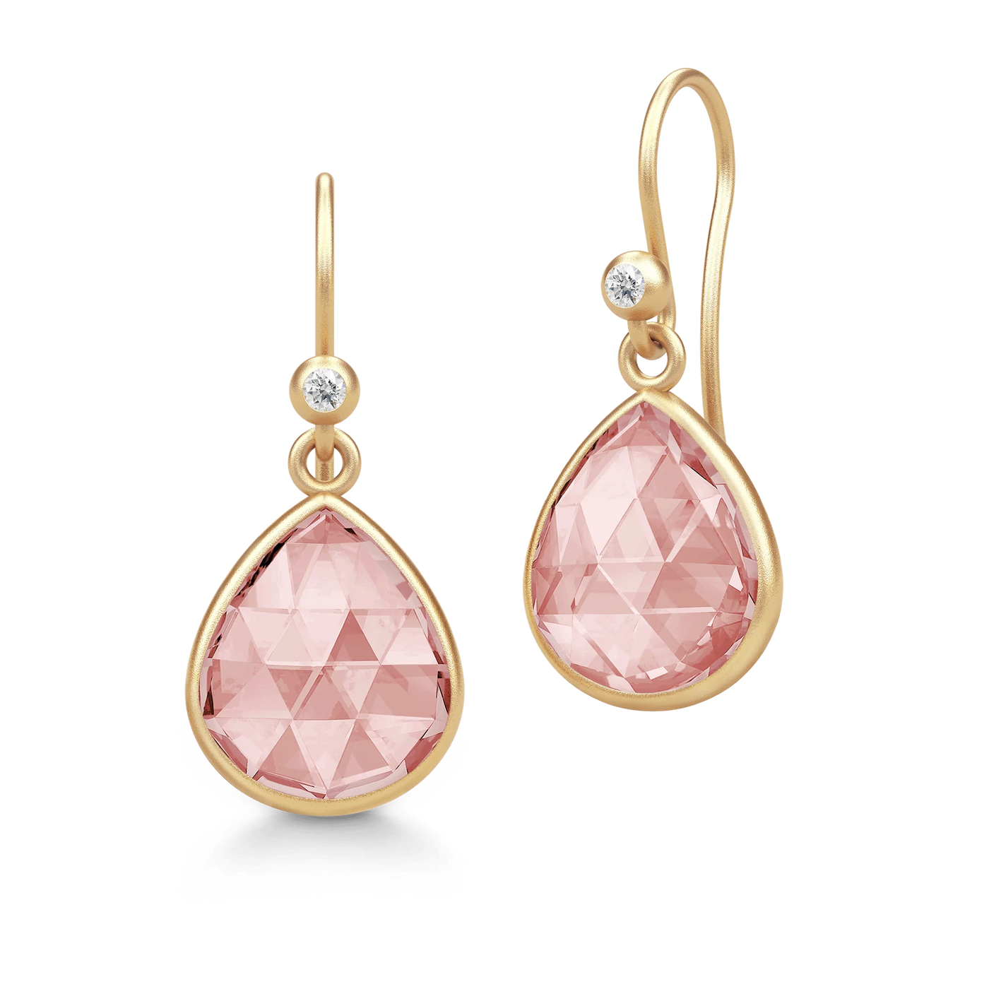Lea | Øreringe 22 kt. forgyldt sølv Dusty Rose | HKS749GDDSROCRCZ