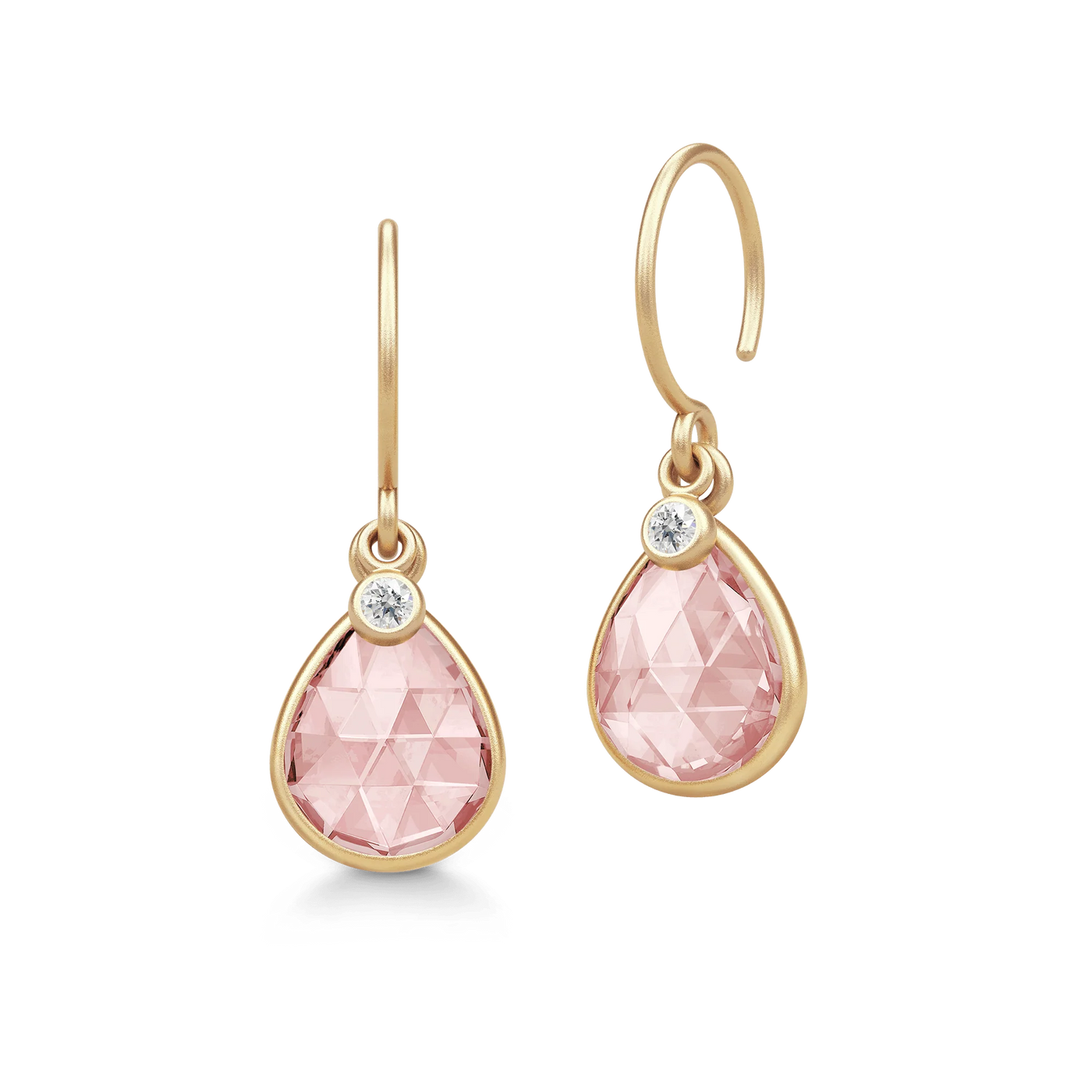 Leela | Øreringe 22 kt. forgyldt sølv Dusty Rose | HKS750GDDSROCRCZ