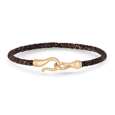 Life | Armbånd 18 kt. rødguld Marron | A3046-402