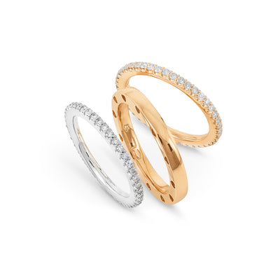 Love | Ring 18 kt. rødguld Brillanter | A2600-503
