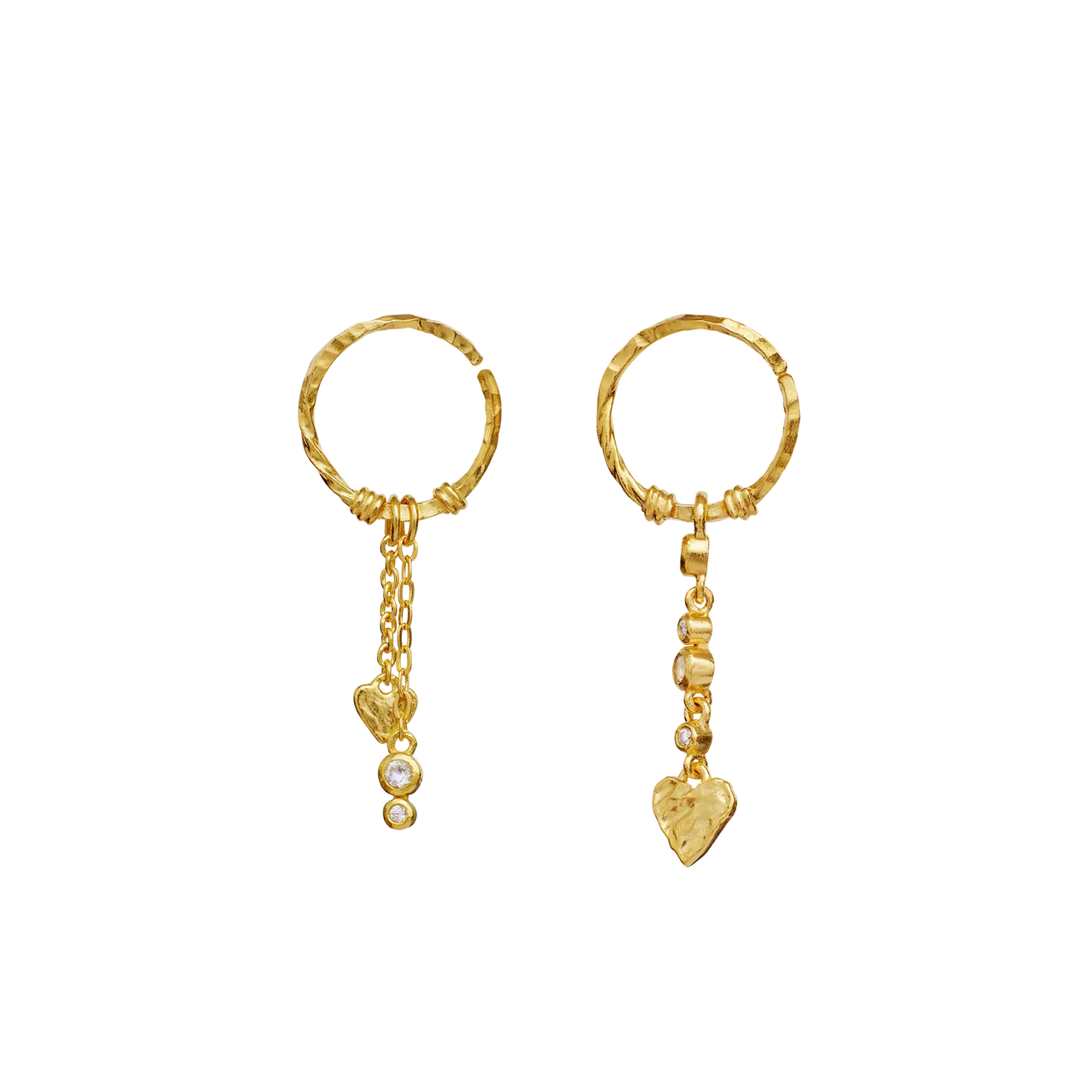 Nemy | Øreringe Forgyldt sølv | 9964A