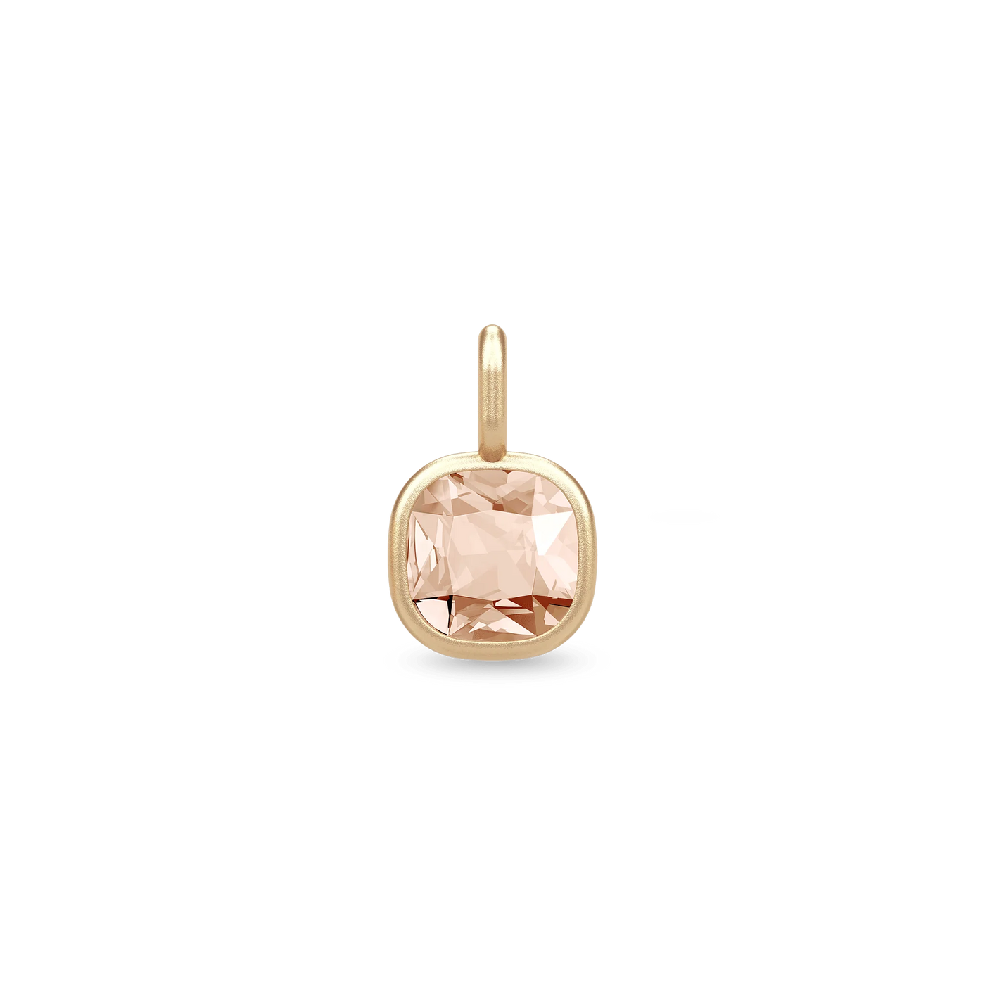 Olivia | Vedhæng 22 kt. forgyldt sølv Peach Morganite | PD352GDPEACR