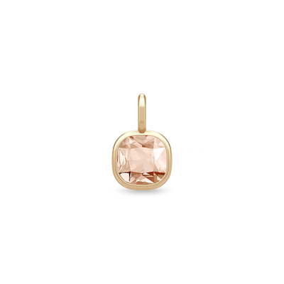 Olivia | Vedhæng 22 kt. forgyldt sølv Peach Morganite | PD352GDPEACR