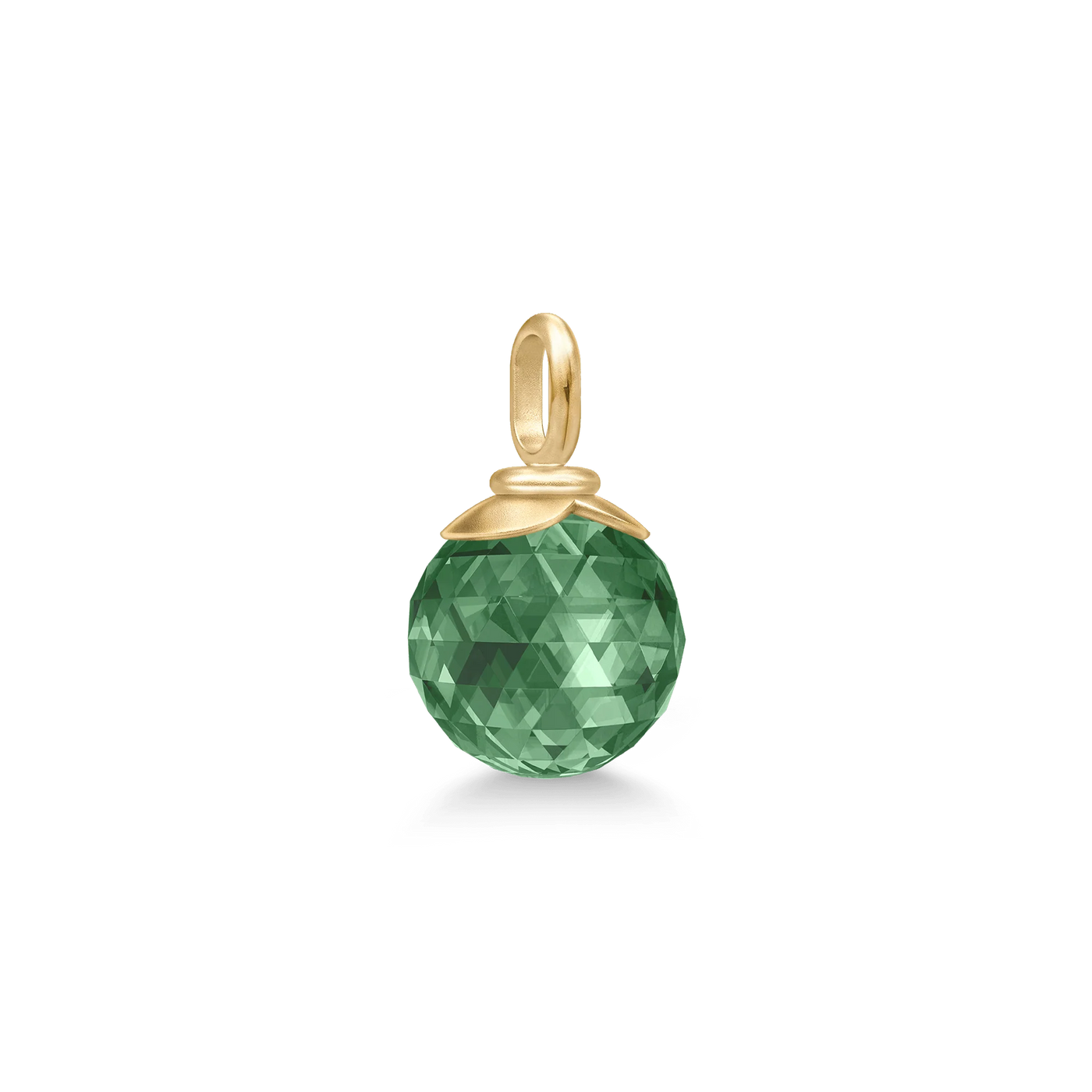 Berry Small | Vedhæng 22 kt. forgyldt sølv Grøn | PD379GDTMCRCZ