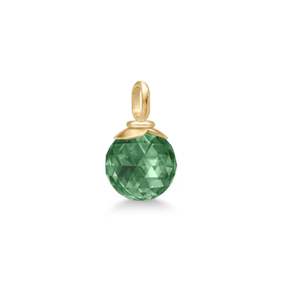 Berry Small | Vedhæng 22 kt. forgyldt sølv Grøn | PD379GDTMCRCZ