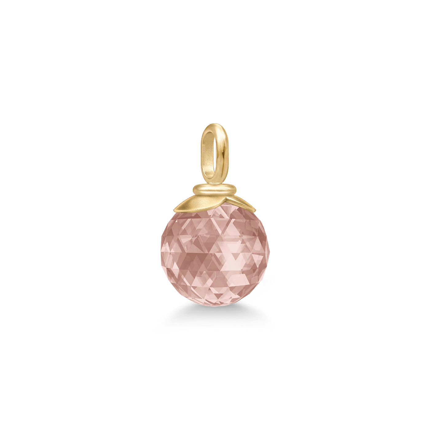 Berry Small | Vedhæng 22 kt. forgyldt sølv Turmalin Rose | PD379GDTRCRCZ