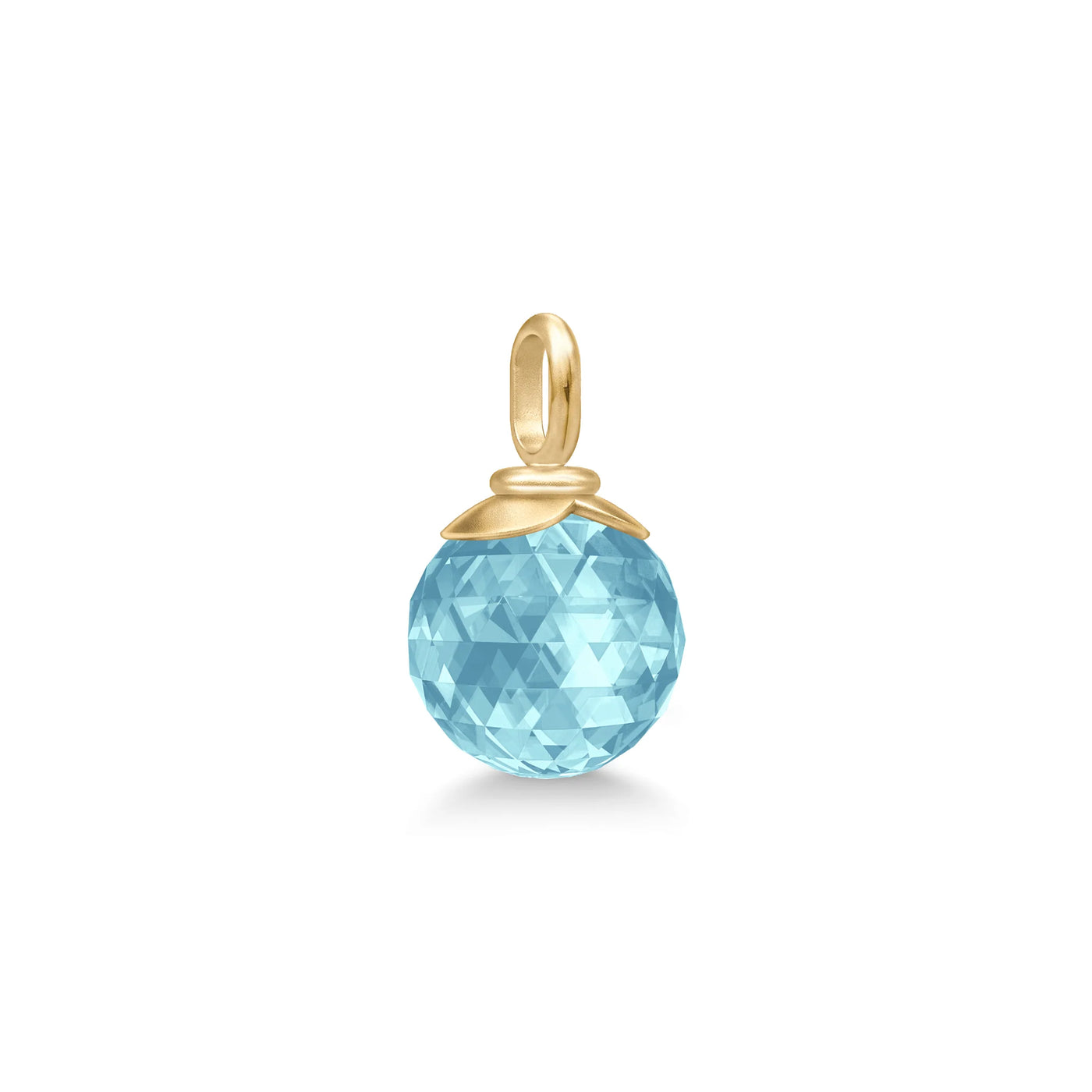 Berry Small | Vedhæng 22 kt. forgyldt sølv Ice Blue | PD379GDIBCRCZ