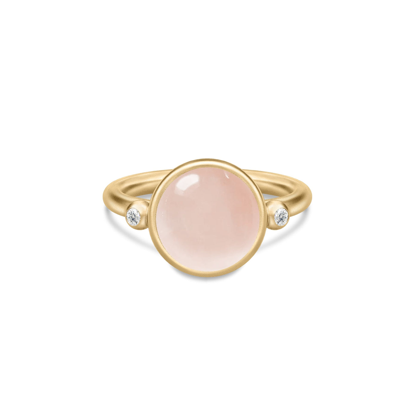 Prime | Ring 22 kt. forgyldt sølv Milky Rose krystal | RI248GDMLROCRCZ