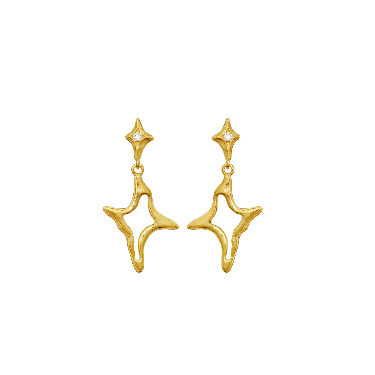 Roxy | Øreringe Forgyldt sølv | 10037A