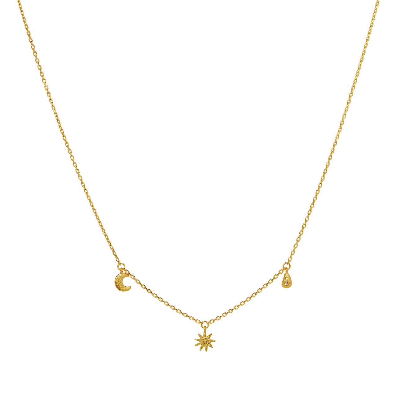 Sadie | Halskæde Forgyldt sølv | 2743A