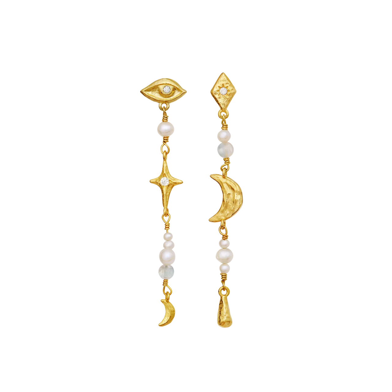 Sissone | Øreringe Forgyldt sølv | 10033A