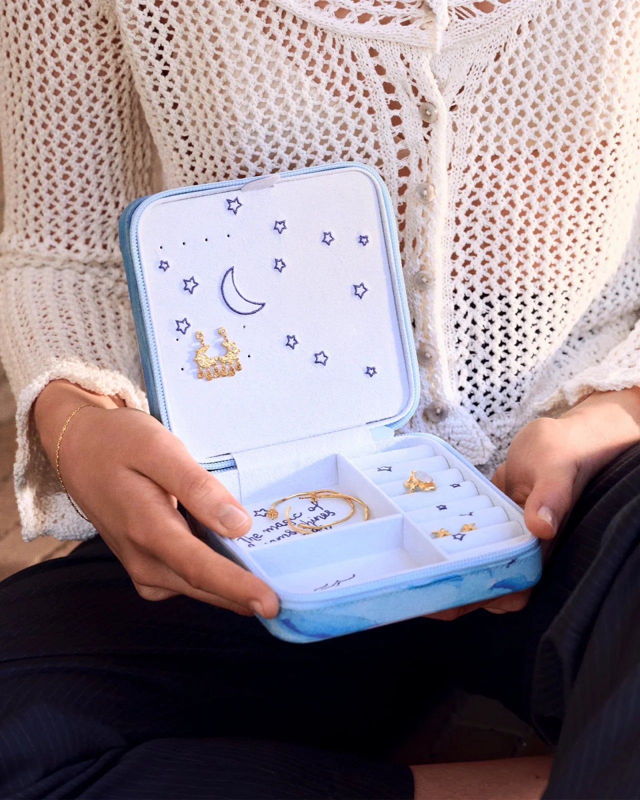 Moonshine Rose | Smykkeskrin Blå | 3920