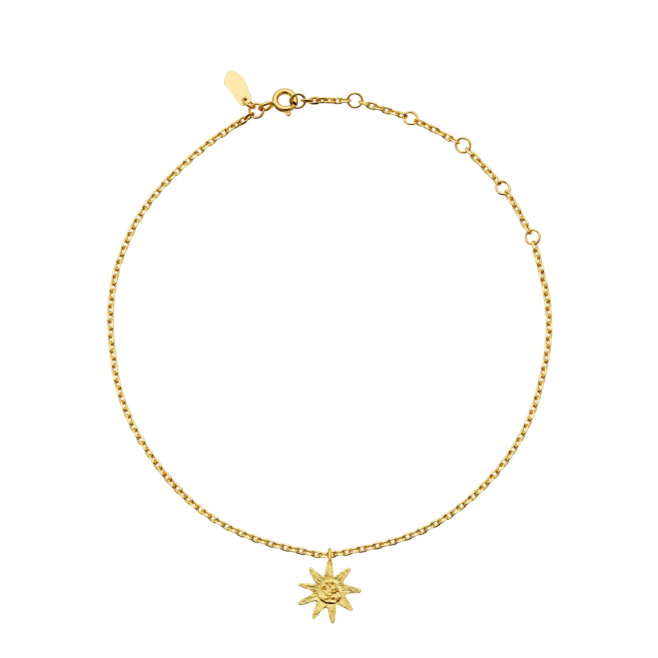 Solana | Ankelkæde Forgyldt sølv | 8685A