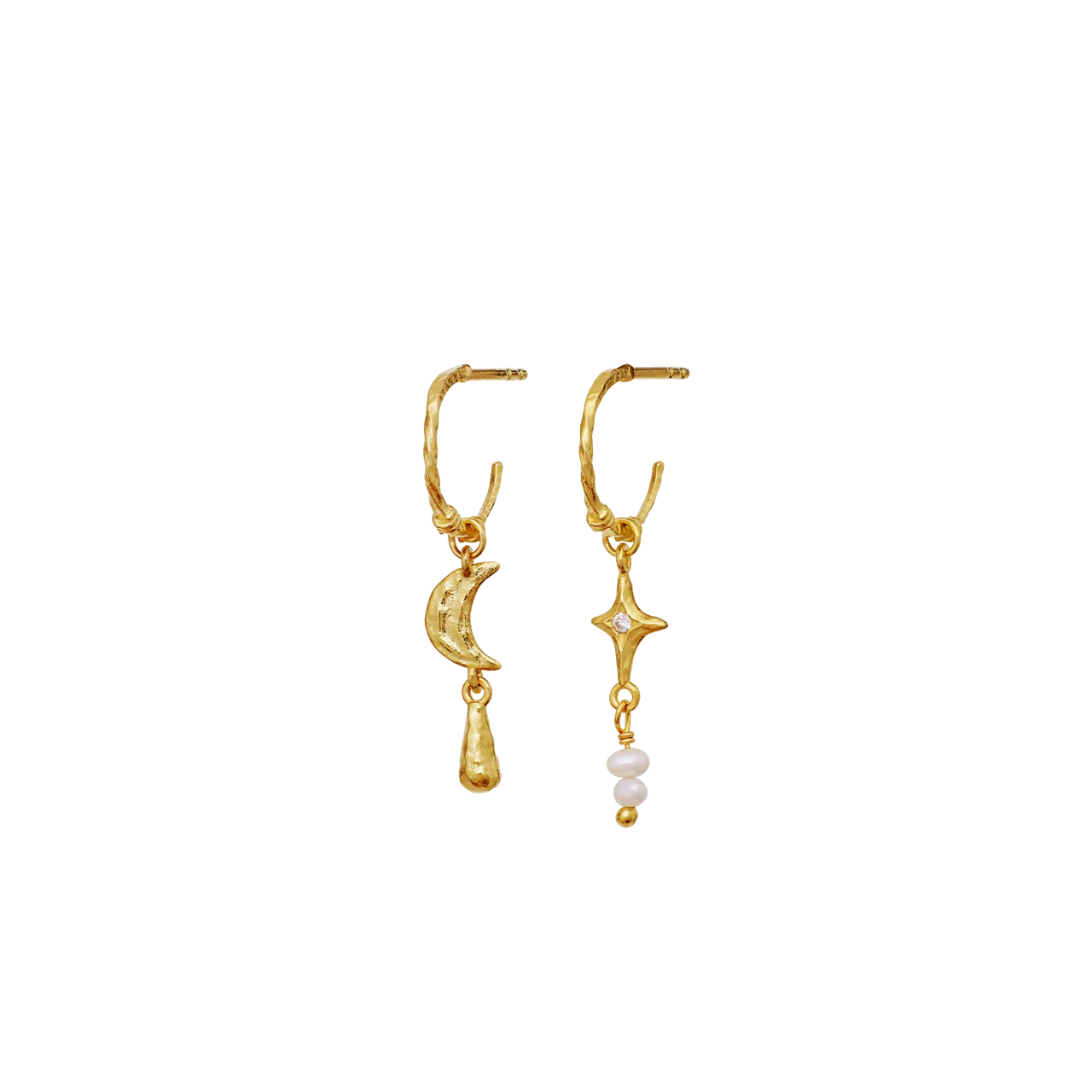 Tamina | Øreringe Forgyldt sølv | 10022A