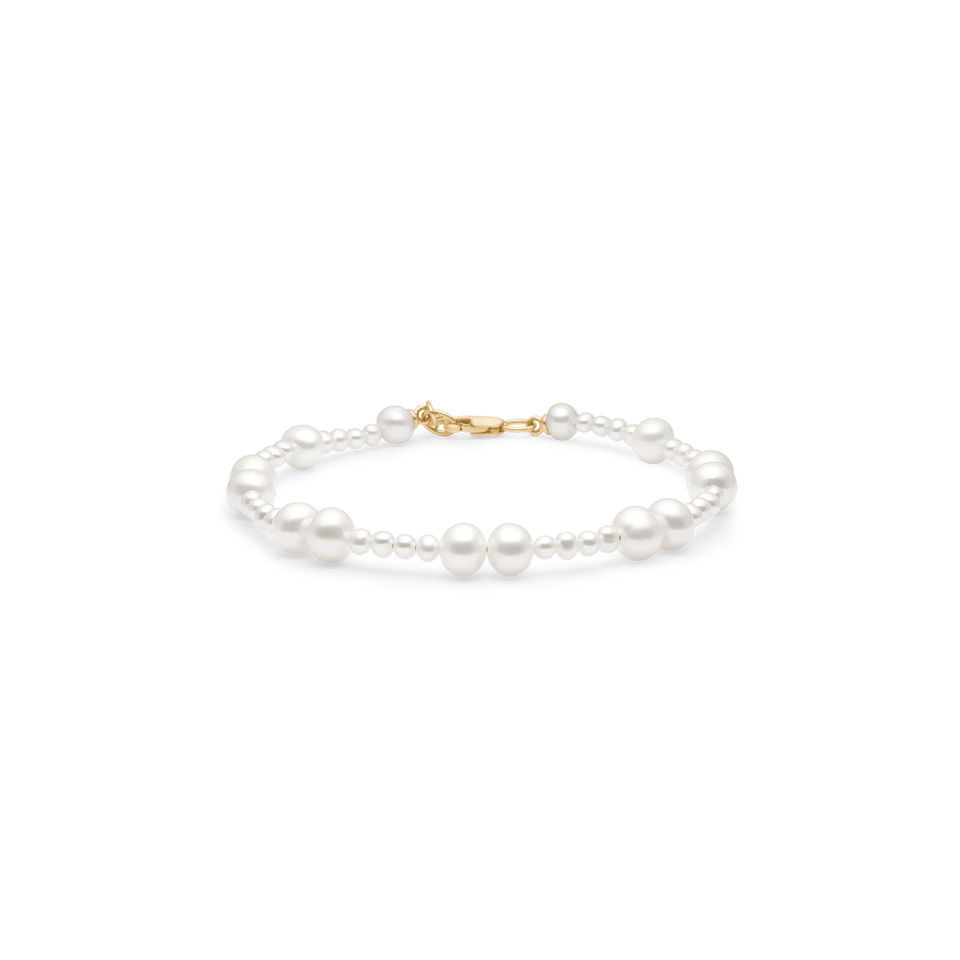 Eden | Armbånd 14 kt. guld Ferskvandsperler | YG14-BR315XS/S