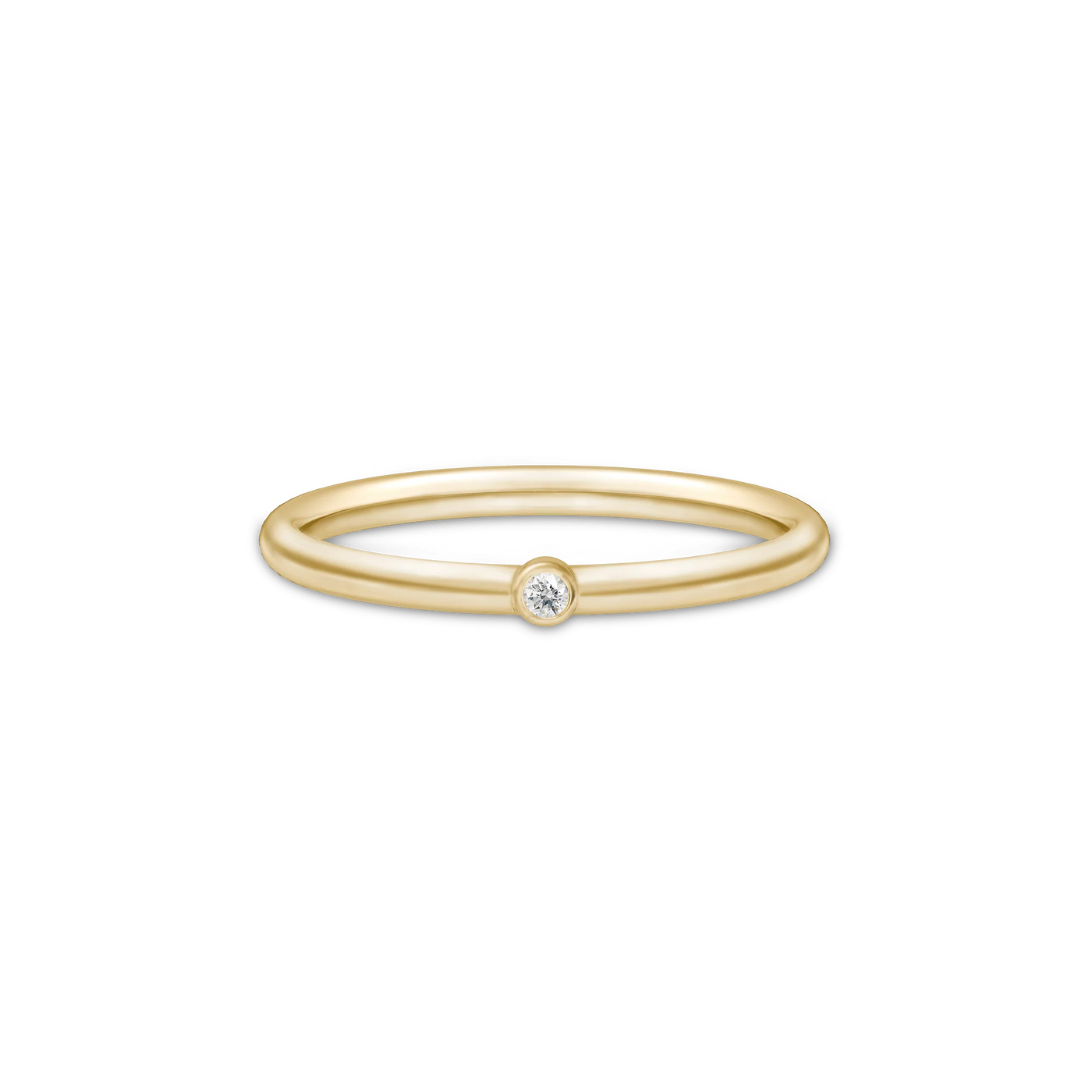 Purity | Ring 14 kt. rødguld Brillant | YG14-RI337