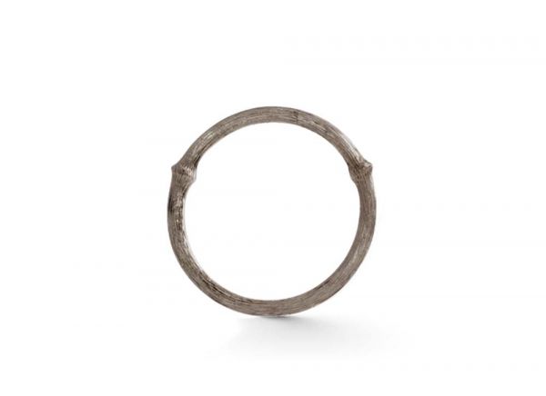 Nature | Ring Sort 18 kt. hvidguld Nr. 1 | A2680-502