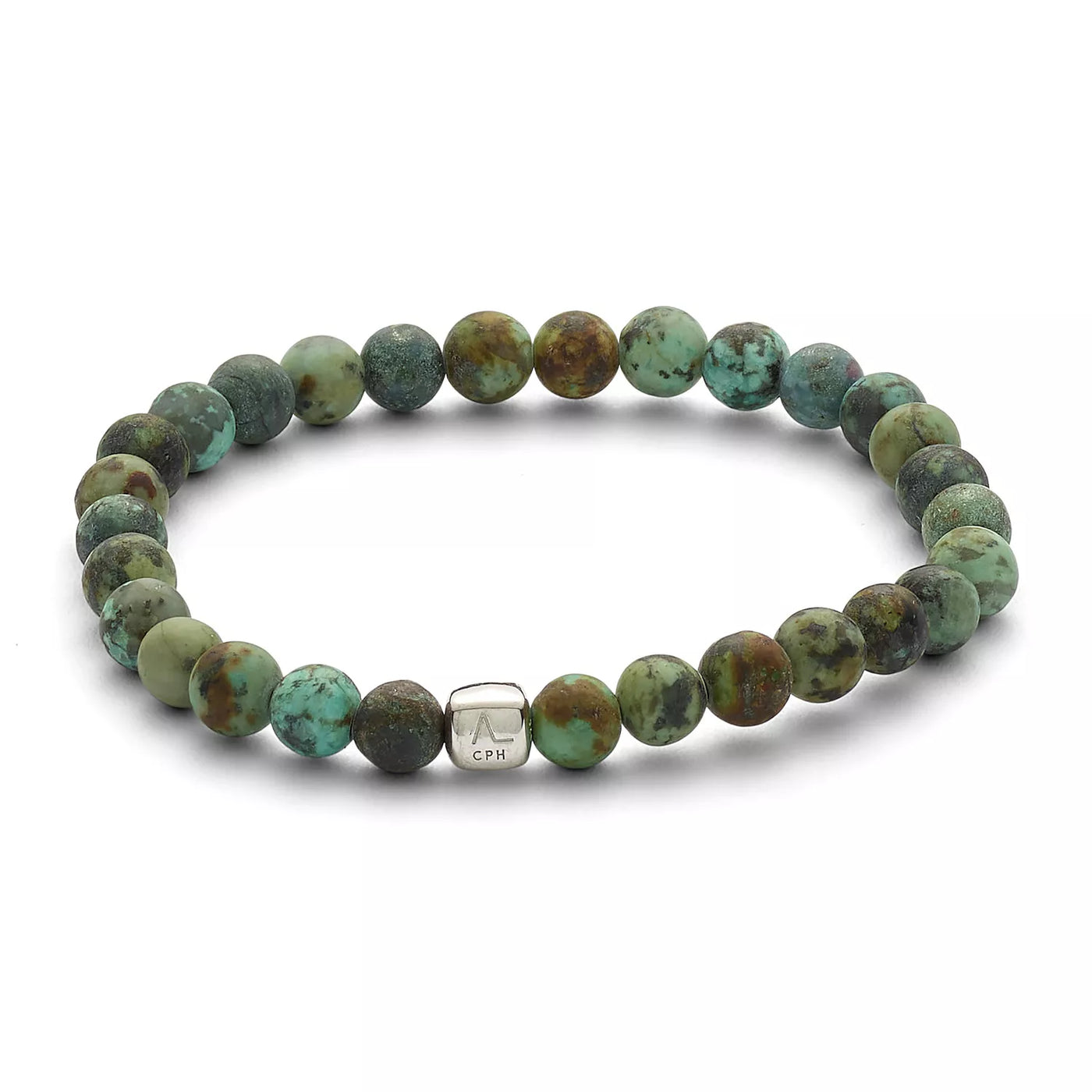 ColorUp Amazon | Armbånd Frosted African Turquoise 6 mm Large | C00673