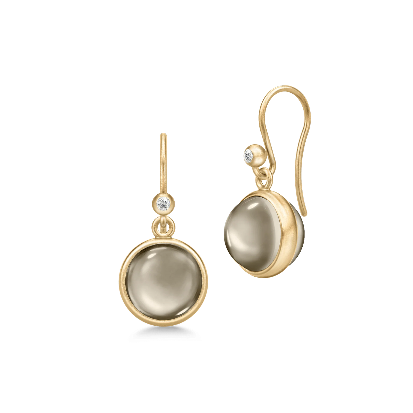 Prime | Øreringe 22 kt. forgyldt sølv Smokey | HKS181GDSMCRCZ