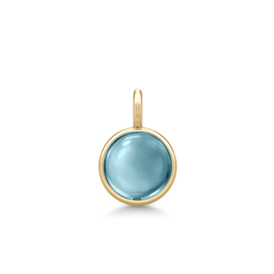 Prime | Vedhæng 22 kt. forgyldt sølv Ice Blue | PD19GDIBCR