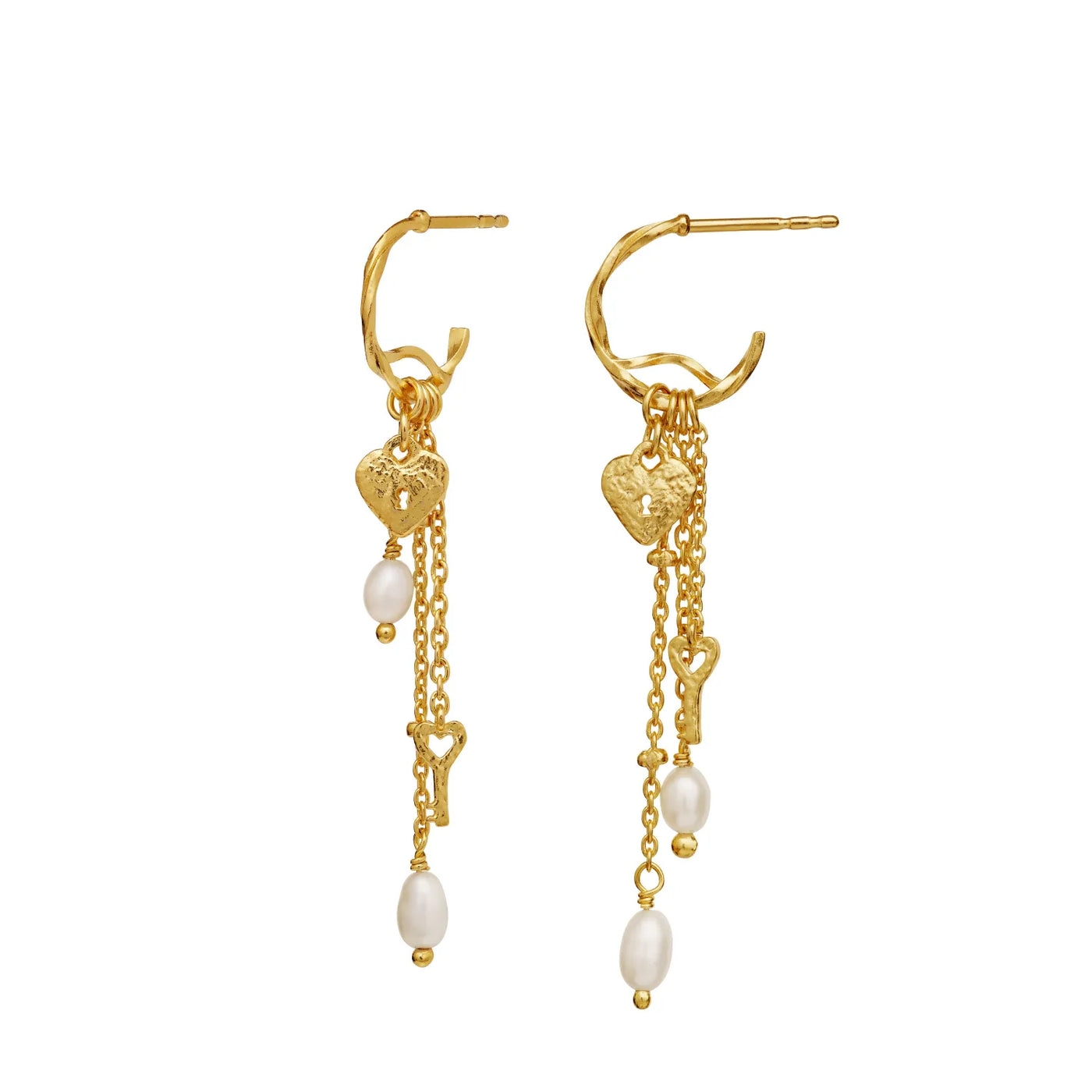 Idris | Øreringe Forgyldt sølv | 9952A