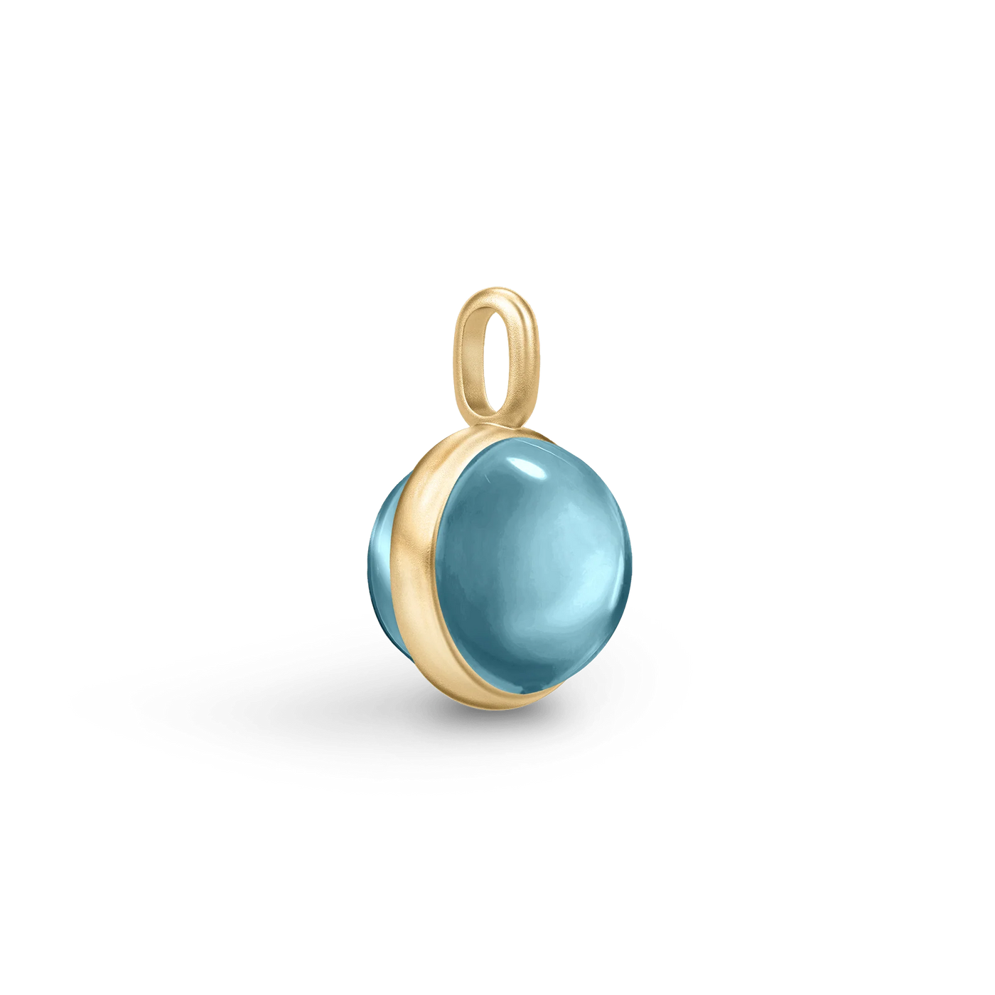 Prime | Vedhæng 22 kt. forgyldt sølv Ice Blue | PD19GDIBCR