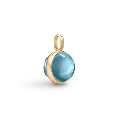 Prime | Vedhæng 22 kt. forgyldt sølv Ice Blue | PD19GDIBCR