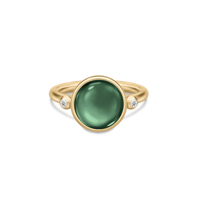Prime | Ring 22 kt. forgyldt sølv Turmalin krystal | RI248GDSACRCZ