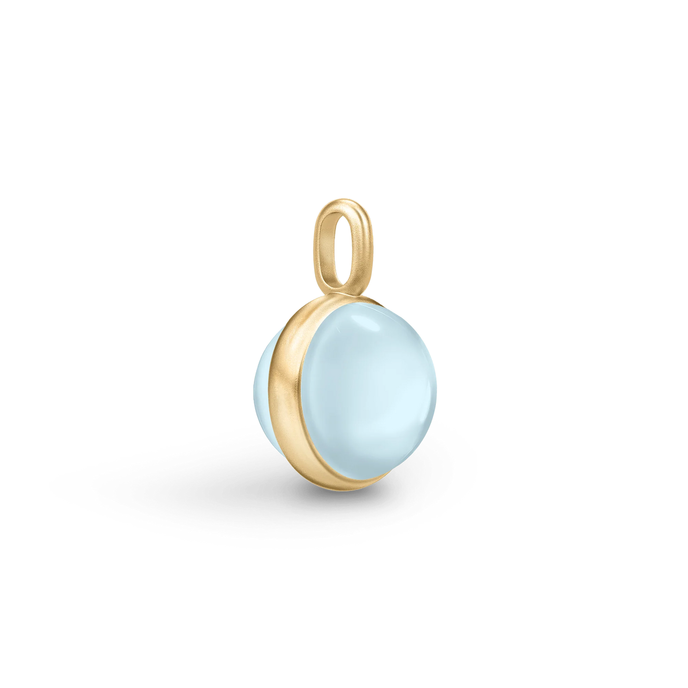 Prime | Vedhæng 22 kt. forgyldt sølv Milky Aqua | PD19GDMLAQCR