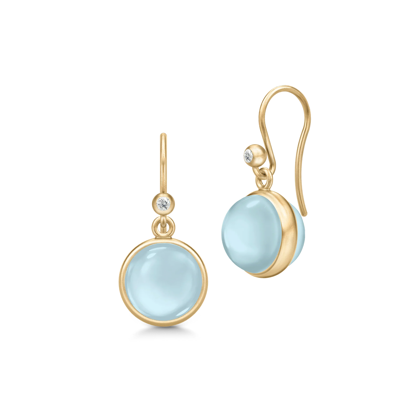 Prime | Øreringe 22 kt. forgyldt sølv Milky Blue | HKS181GDMLAQCRCZ