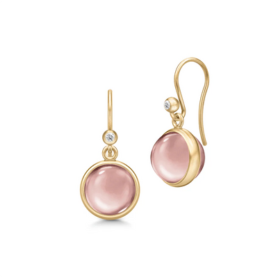 Prime | Øreringe 22 kt. forgyldt sølv Dusty Rose | HKS181GDDSROCRCZ