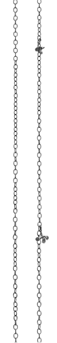 Design | Halskæde Oxideret sølv 90 cm | C2009-302