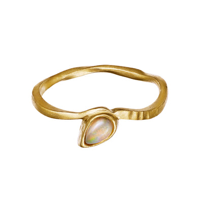 Cille | Ring Forgyldt sølv Opal | 4782A