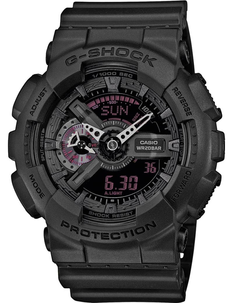 G-Shock | Herreur Sort 51 mm | GA-110MB-1AER