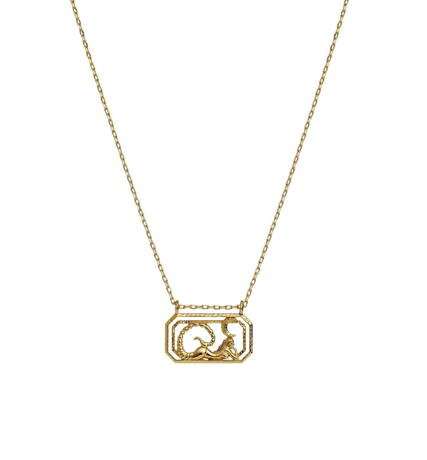 Zodiac Scorpio | Halskæde Forgyldt sølv 45 cm | 2576A